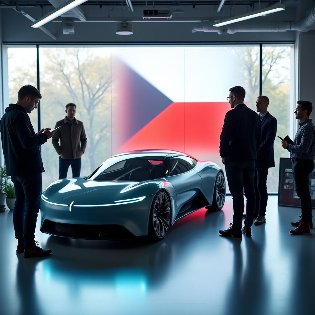Tým Elektromobily ČR v inovačním centru